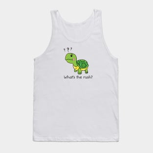 What's the Rush? Turtle Tank Top